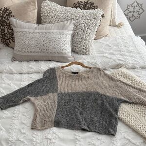 Colorblock Knit Sweater